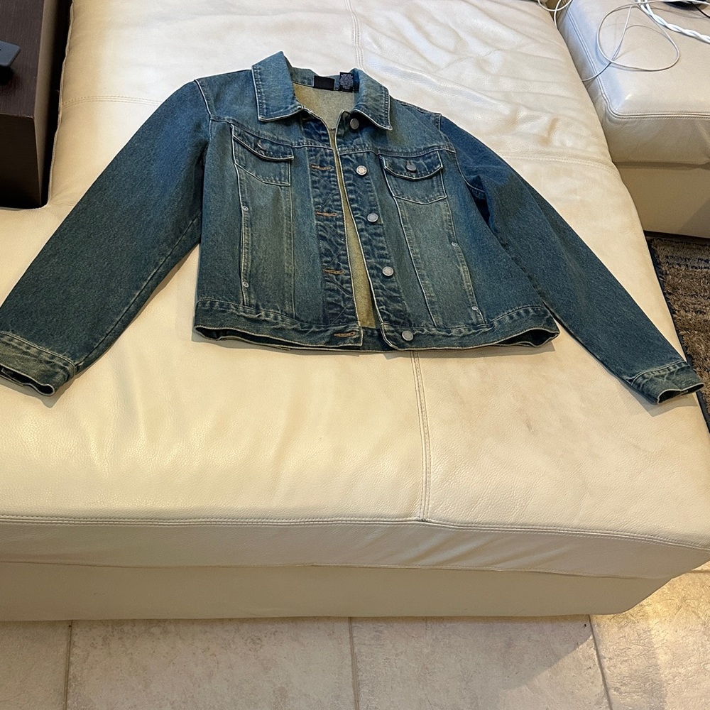 New York & Company Blue Jean Jacket